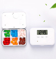 에코라이프 전자 알람 요일 약통 알약케이스 6칸 CA324
