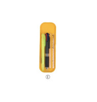 I.6종볼펜(흑/적/청/0.5/0.7/1.0)/자(12cm)