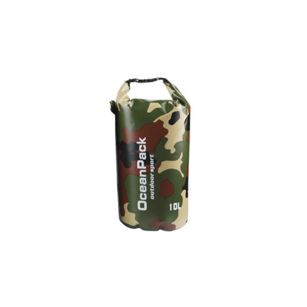네이쳐 밀리터리 무늬 드라이백 10L CA130